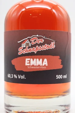 Single Cask Schwesternfass EMMA Single Malt Whisky -Feine Spirituosen DSC00126 scaled