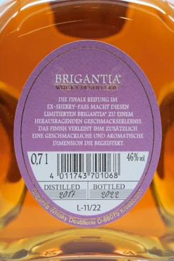 Sherry Cask Finish Single Malt Whisky -Feine Spirituosen DSC00301 scaled