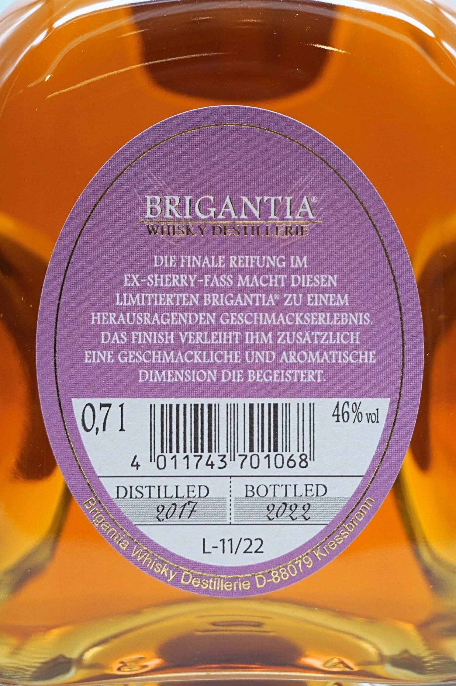 Sherry Cask Finish Single Malt Whisky 6 Sherry Cask Finish Single Malt Whisky – Bild 6