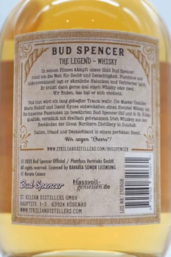 Bud Spencer The Legend Blended Malt Whisky Mild -Feine Spirituosen DSC00467 scaled