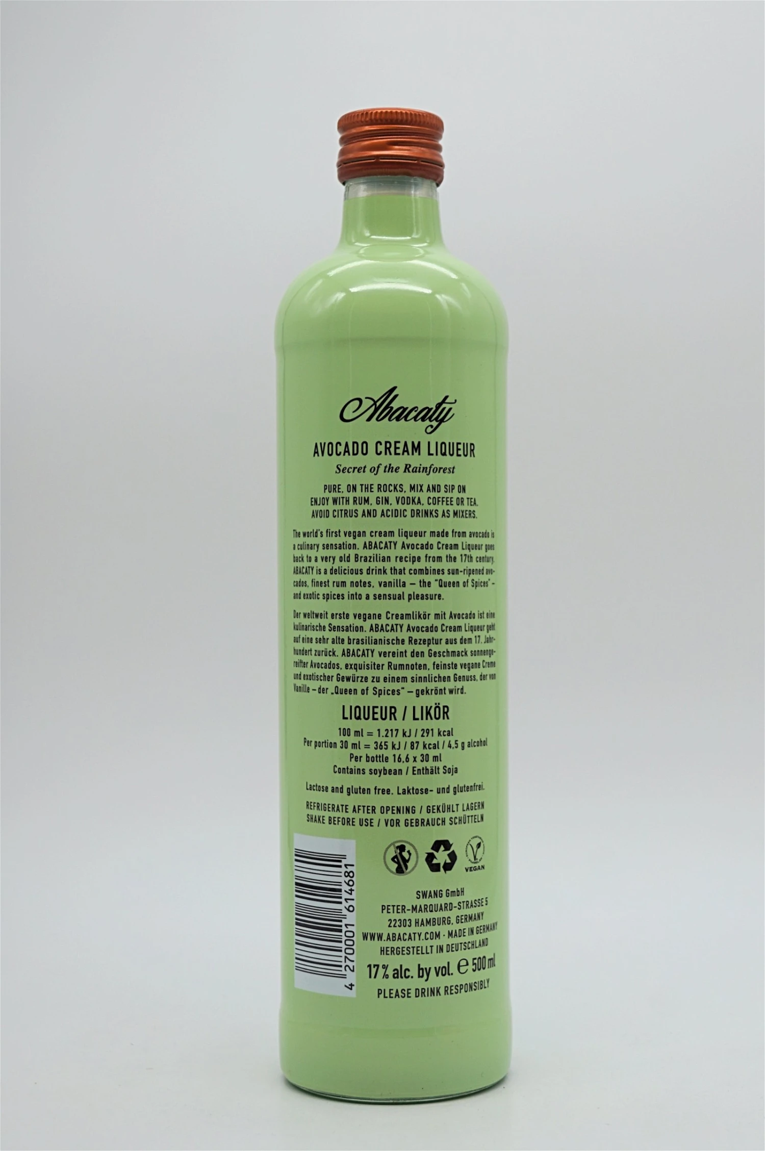 Avocado Creme Liqueur Vegan 2 Avocado Creme Liqueur Vegan – Bild 2