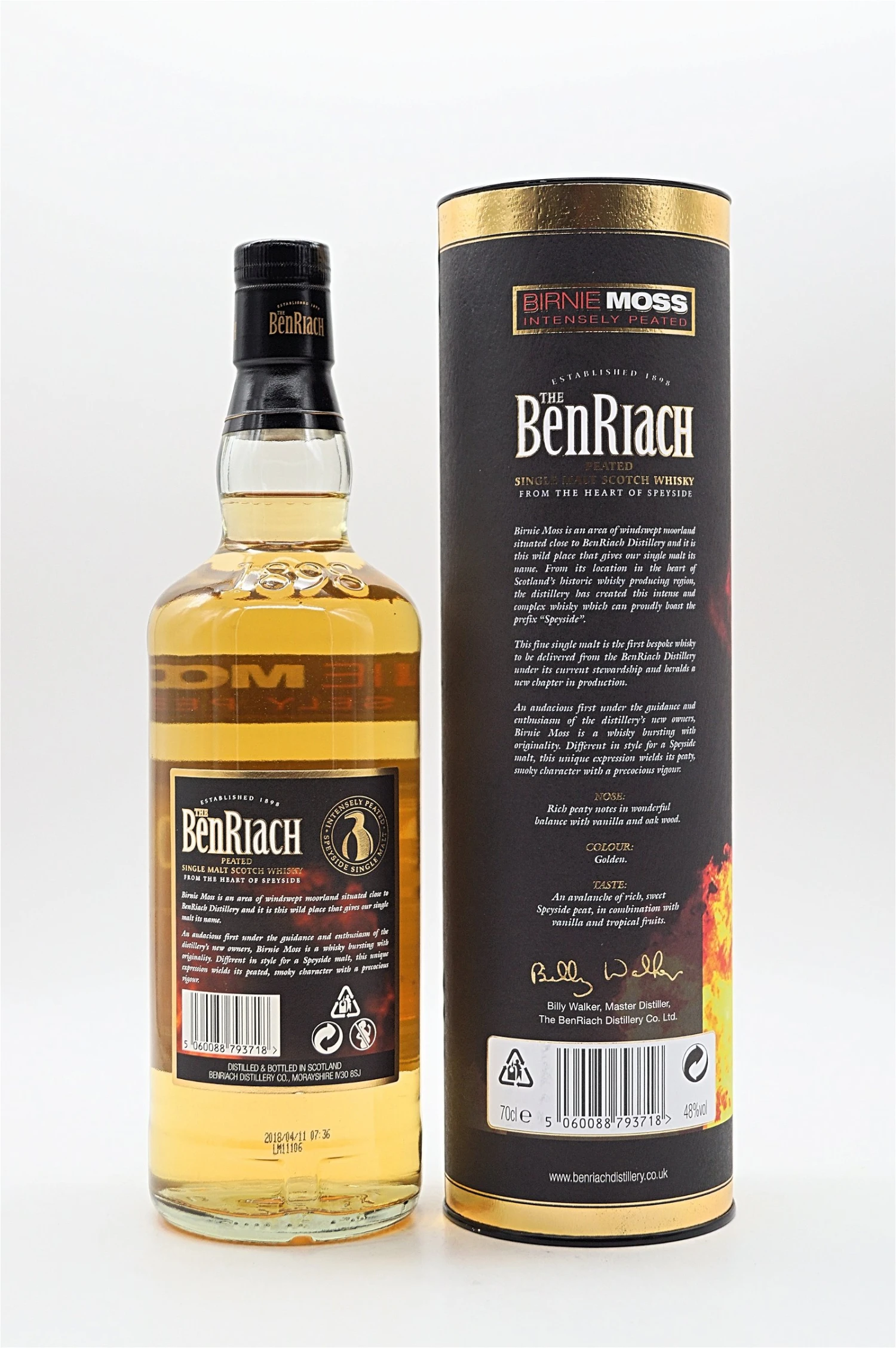 Birnie Moss Intensely Peated Single Malt Scotch 2 Birnie Moss Intensely Peated Single Malt Scotch – Bild 2