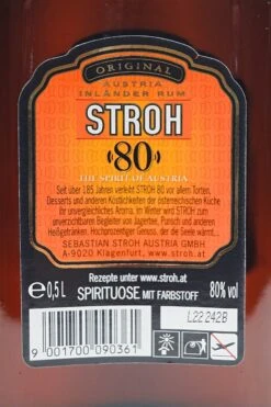 80 Austria Inländer Rum -Feine Spirituosen dsc01099