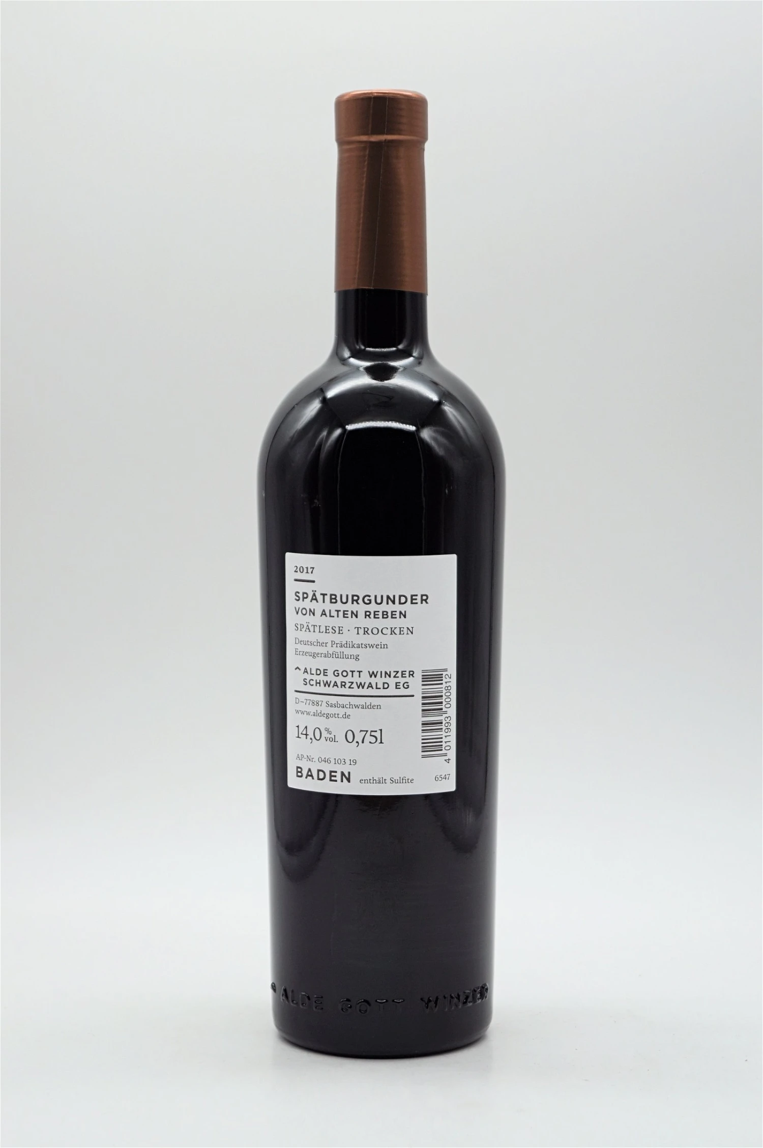 SPÄTBURGUNDER Spätlese Alte Rebe 2017 2 SPÄTBURGUNDER Spätlese Alte Rebe 2017 – Bild 2