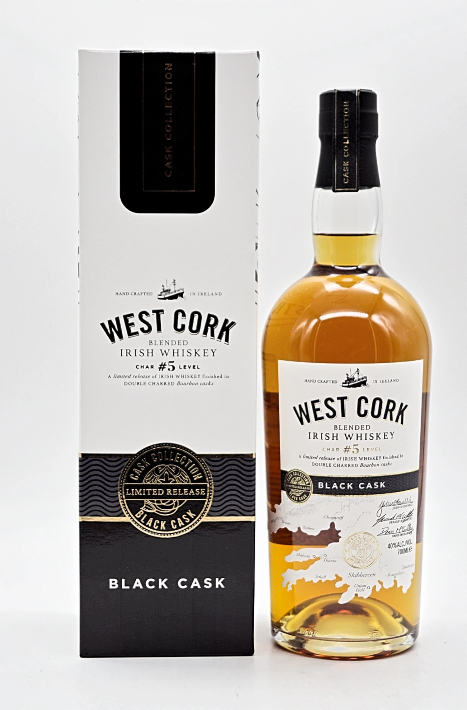 Black Cask Blended Irish Whiskey 1 Black Cask Blended Irish Whiskey