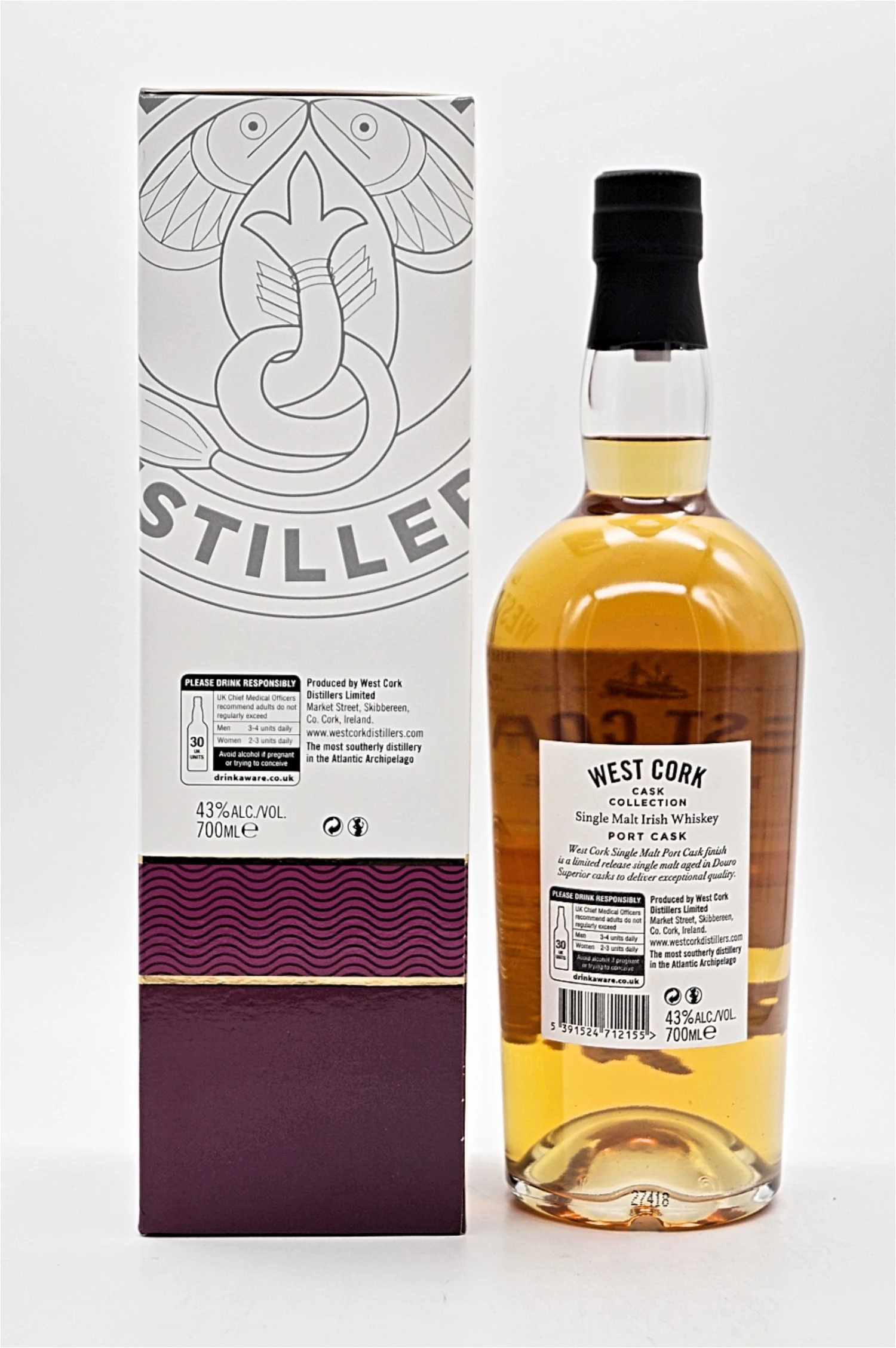 12 Jahre Port Cask Single Malt Irish Whiskey 2 12 Jahre Port Cask Single Malt Irish Whiskey – Bild 2