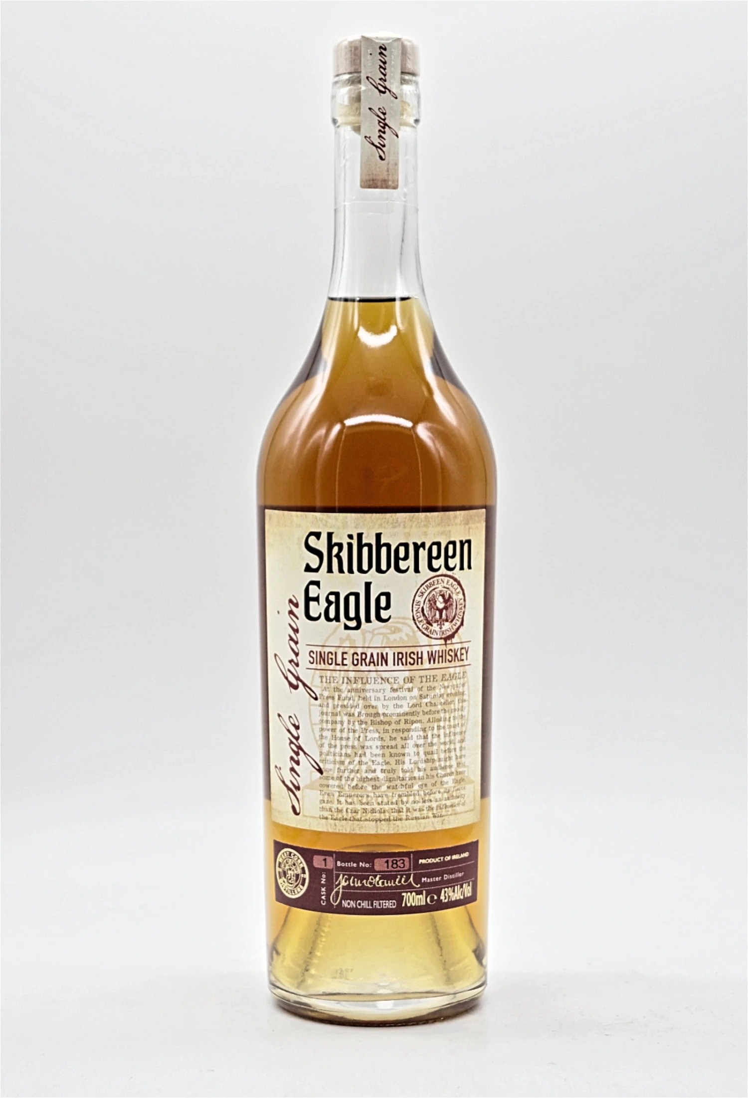 Cask 1 Single Grain Irish Whiskey 1 Cask 1 Single Grain Irish Whiskey