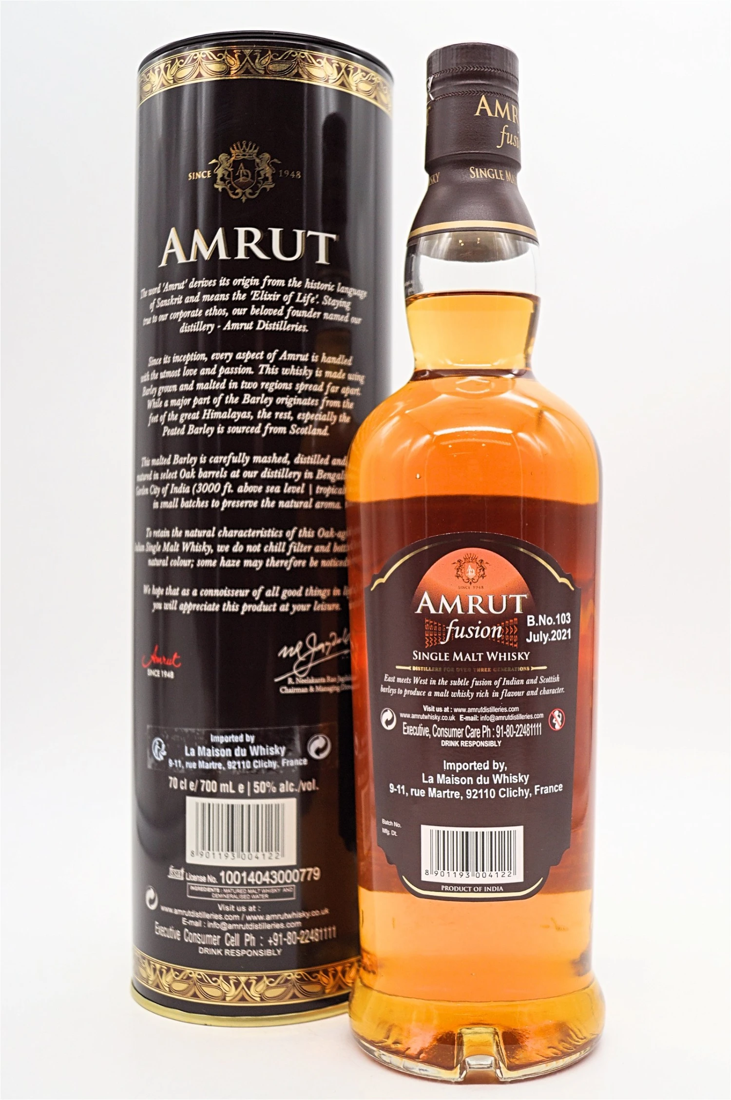 Fusion Single Malt Whisky 2 Fusion Single Malt Whisky – Bild 2