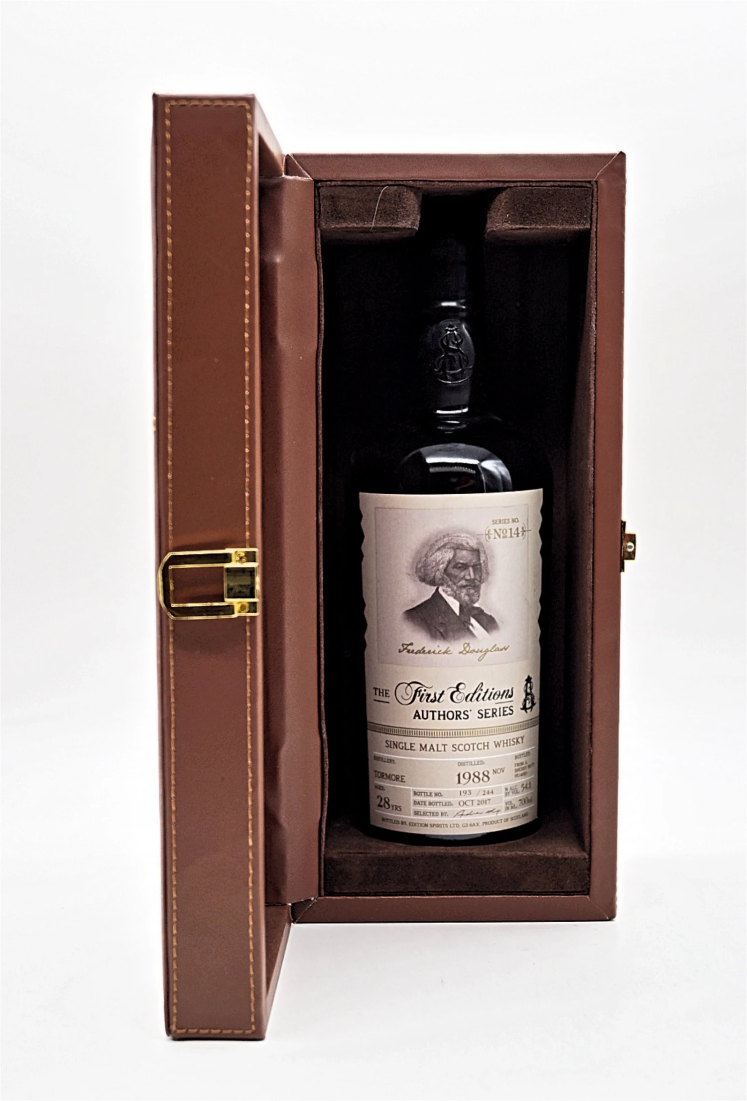 Tormore 28 Jahre 1988/2017 Frederick Douglass No.14 Fl. 193/244 Single Malt Scotch Whisky 2 Tormore 28 Jahre 1988/2017 Frederick Douglass No.14 Fl. 193/244 Single Malt Scotch Whisky – Bild 2
