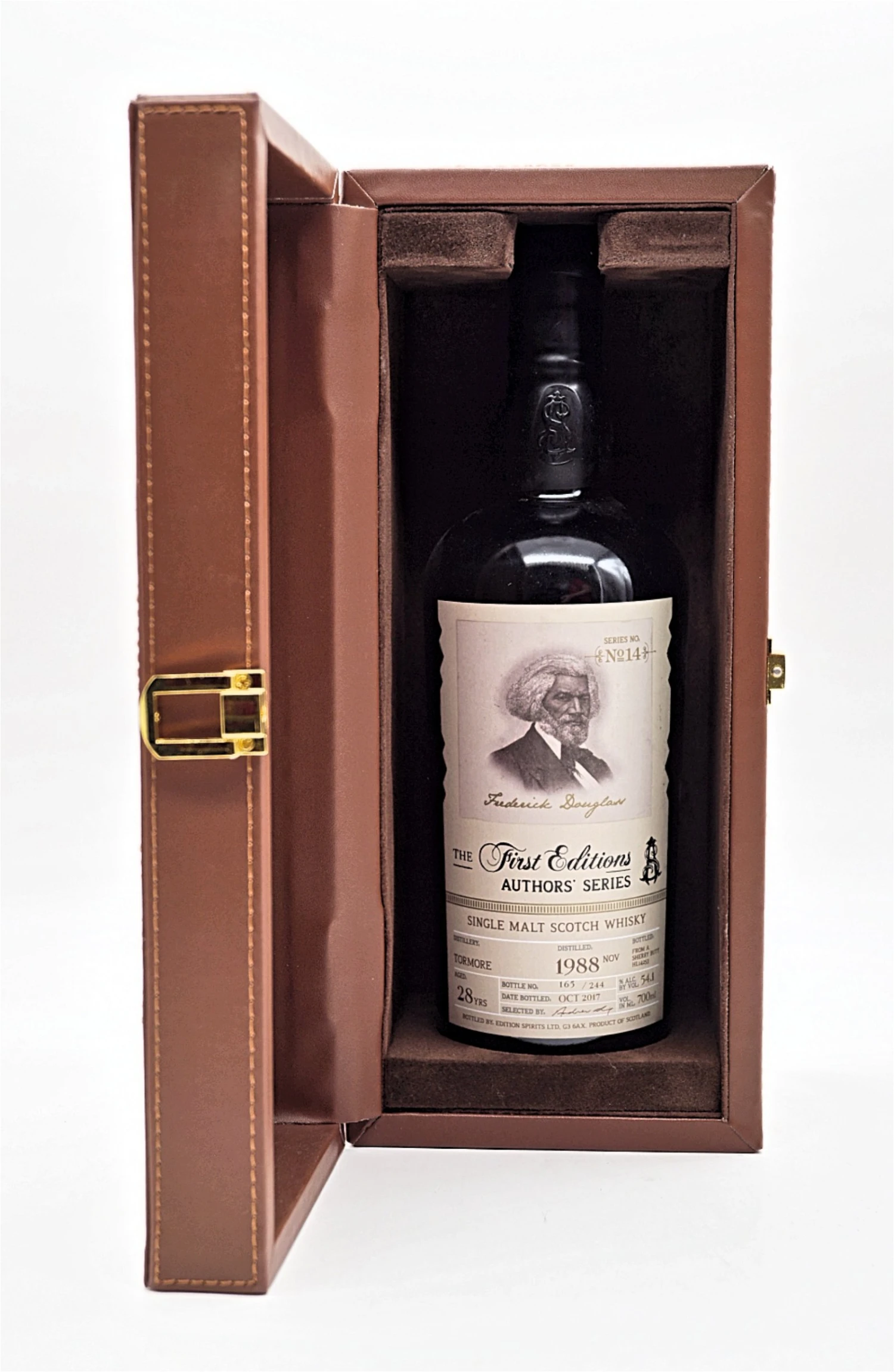 Tormore 28 Jahre 1988/2017 Frederick Douglass No.14 Fl.165/244 Single Malt Scotch Whisky 2 Tormore 28 Jahre 1988/2017 Frederick Douglass No.14 Fl.165/244 Single Malt Scotch Whisky – Bild 2
