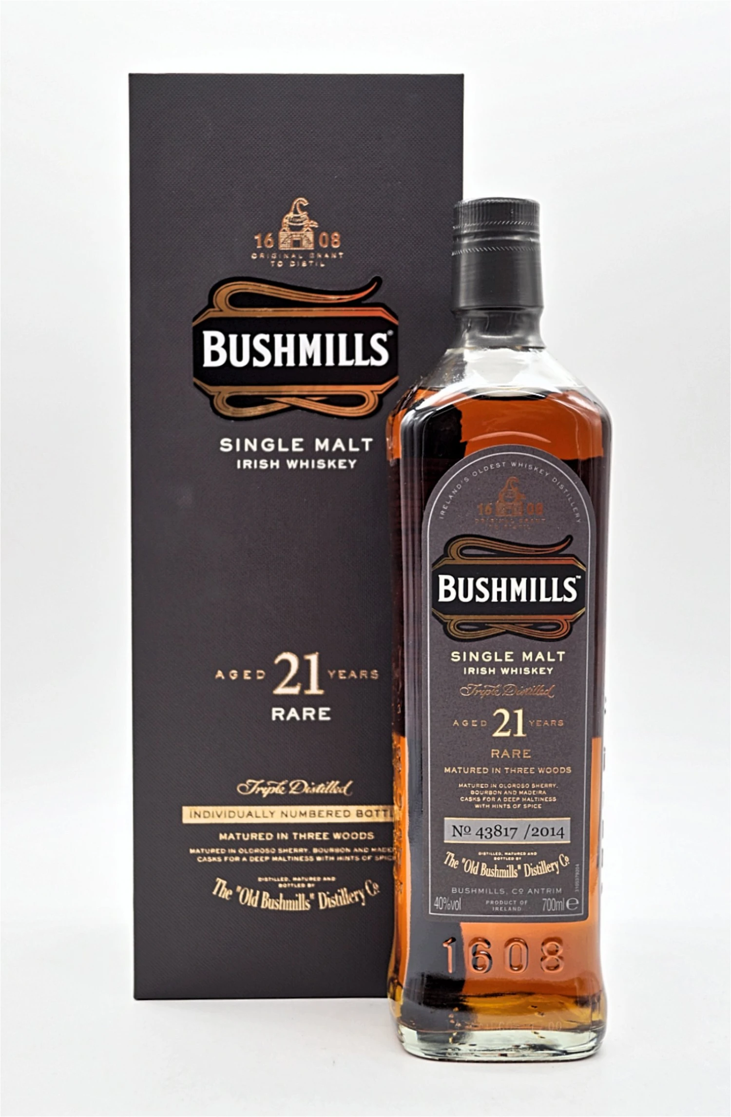 21 Jahre Rare Single Malt Irish Whiskey 1 21 Jahre Rare Single Malt Irish Whiskey
