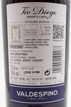 Amontillado Tio Diego -Feine Spirituosen dsc01480