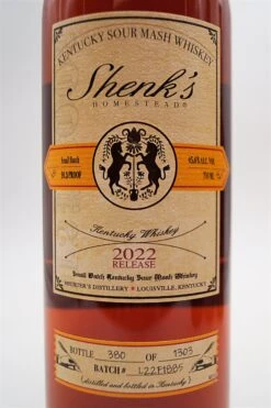 L.R. Shenks Homestead Sour Mash Whiskey -Feine Spirituosen dsc02282