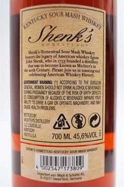 L.R. Shenks Homestead Sour Mash Whiskey -Feine Spirituosen dsc02283