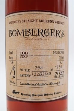 L.R. Bombergers Declaration Kentucky Straight Bourbon Whiskey -Feine Spirituosen dsc02285