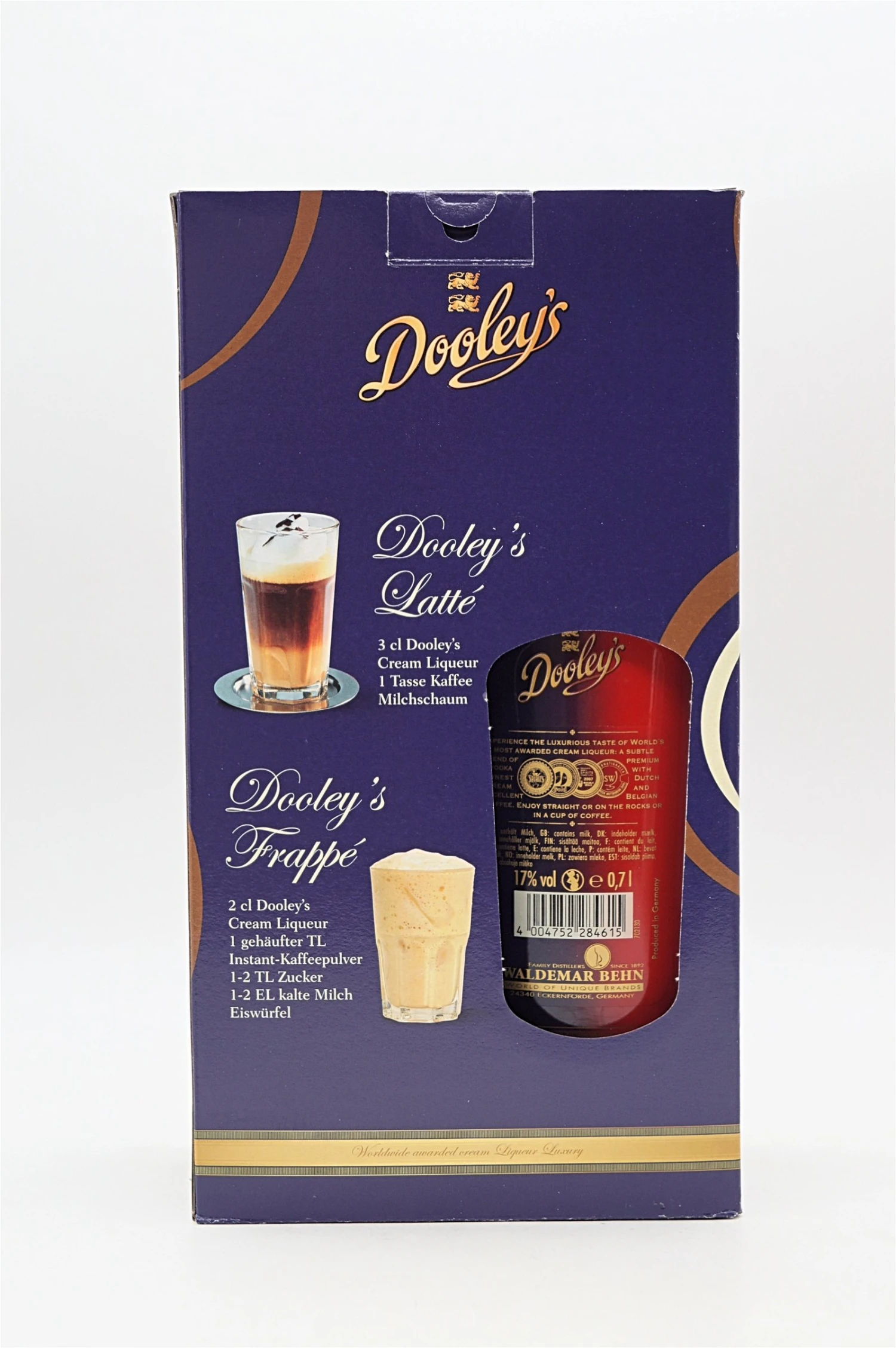 The Original Toffee Cream Liqueur + Glas 2 The Original Toffee Cream Liqueur + Glas – Bild 2