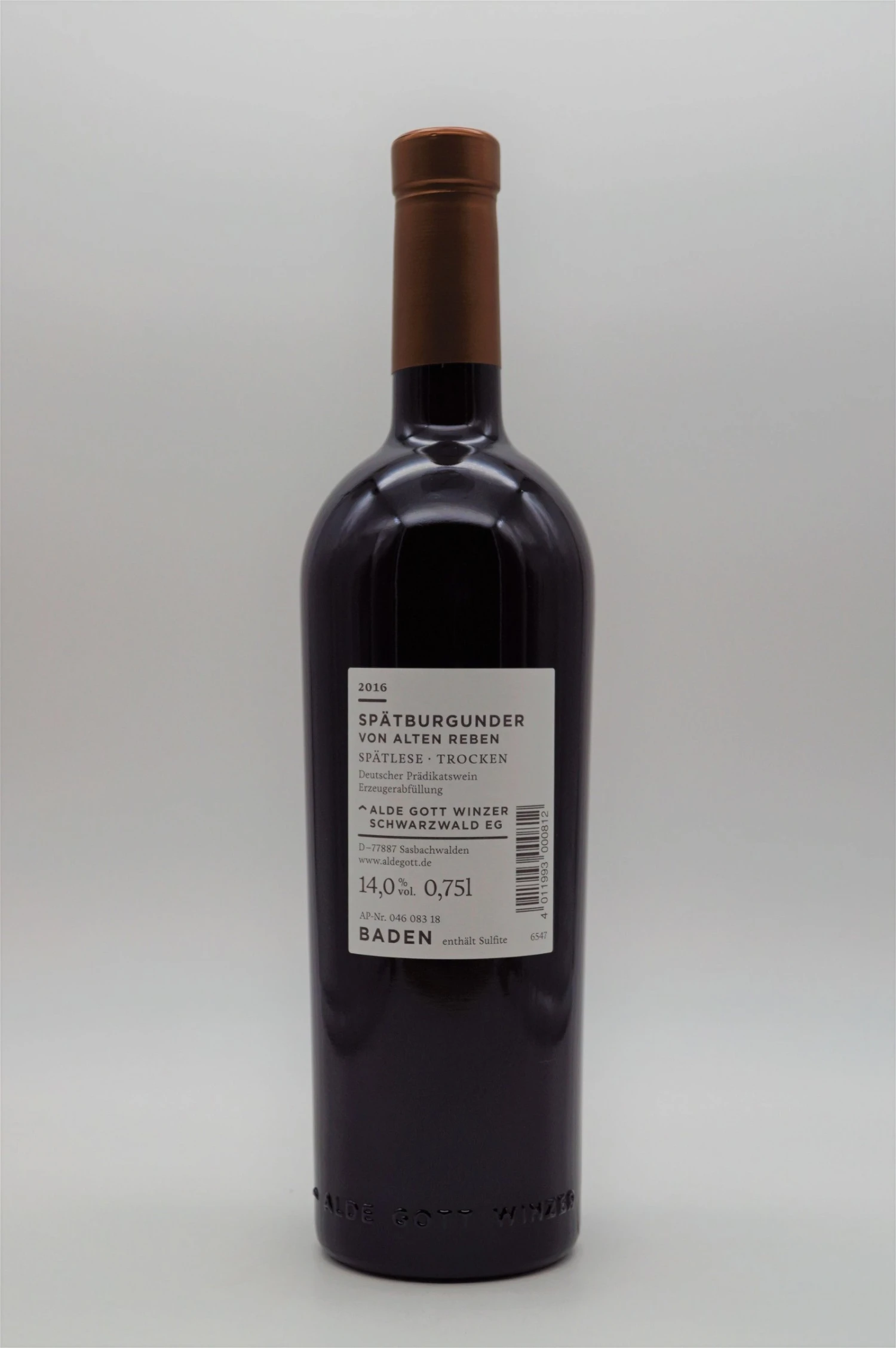 SPÄTBURGUNDER Spätlese Alte Reben 2016 2 SPÄTBURGUNDER Spätlese Alte Reben 2016 – Bild 2