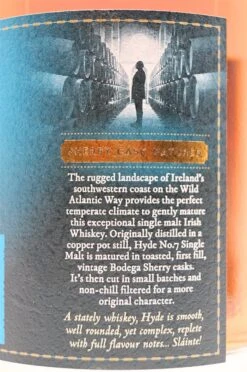 No. 7 Sherry Cask Limited Edition Single Malt Irish Whiskey -Feine Spirituosen dsc0804844mkseuy68atn