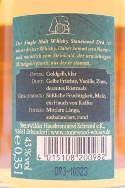 Stonewood Dra Bavarian Single Malt Whisky 5 Jahre -Feine Spirituosen dsc084198qya9vah71qlq