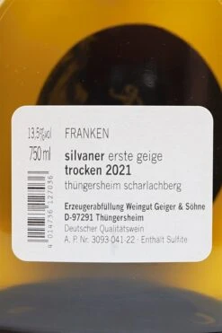 Silvaner Erste Geige Trocken 2021 -Feine Spirituosen gserstegeige4
